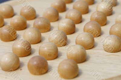 wooden solitaire
