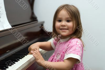 Girl Playing Piano