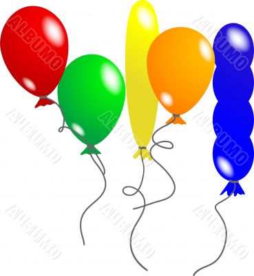 Balloons vector