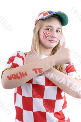 Croatia fan