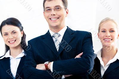 Confident boss