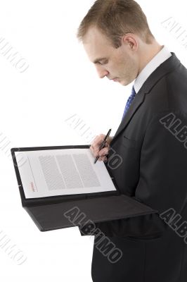 Manager signed the contract