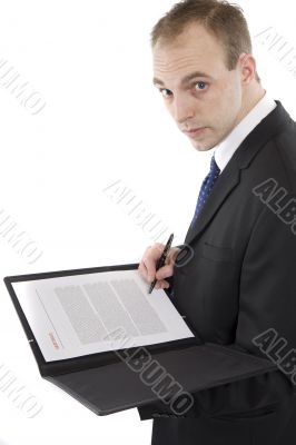 Manager signed the contract