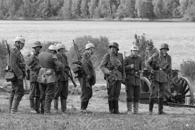 World War 1, reenacting