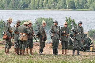 World War 1, reenacting