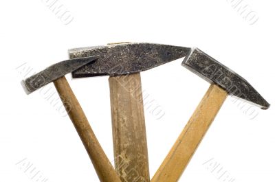 hammer on white
