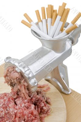 mincing machine to quit smoking