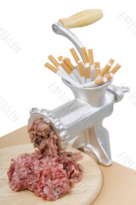 mincing machine to quit smoking