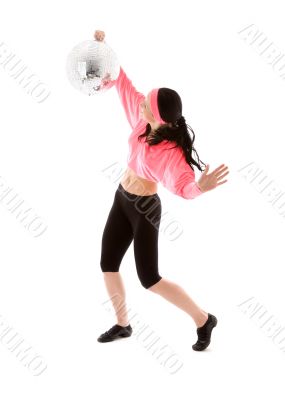 disco ball dancer