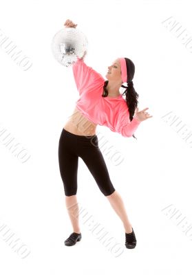 disco ball dancer