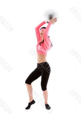 disco ball dancer
