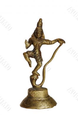Indian statue, isolated