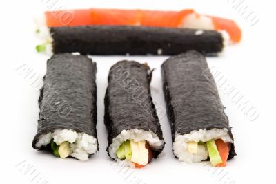 Cooking sushi