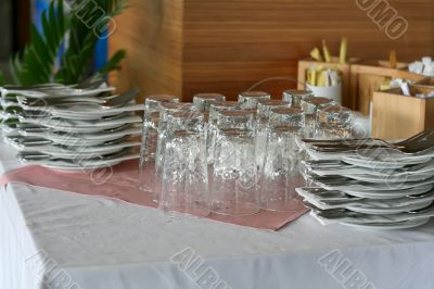 Piles of plates
