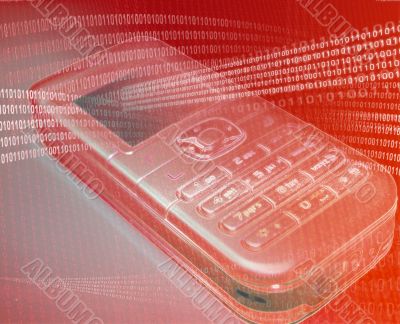 Red mobile phone