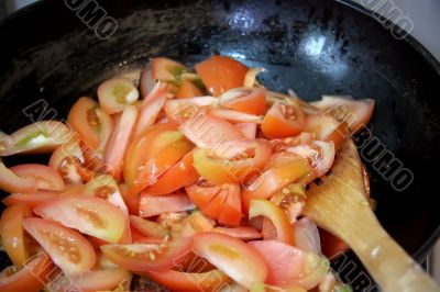 Cooking tomatoes