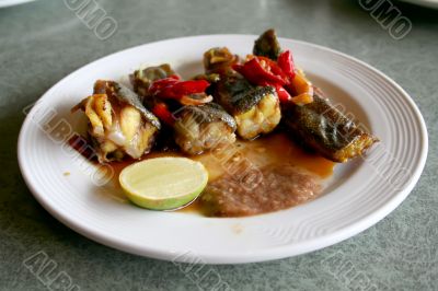 Grilled fish