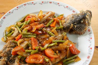 Chinese fried fish