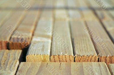 Stack of Construction Wood