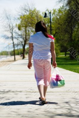 Walking By The Beach