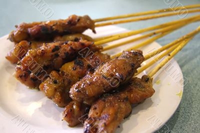 Satay skewers