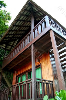 Tropical beach house