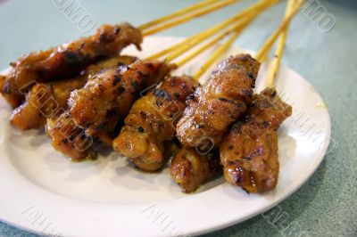 Satay skewers
