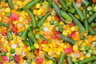 Fried vegetables