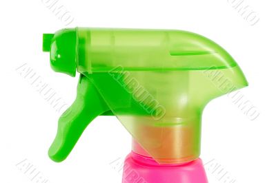Detail from spray bottle