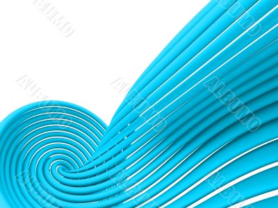 Abstract blue lines
