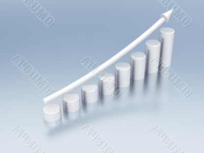 metallic columns of diagram
