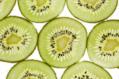 Slice of kiwi