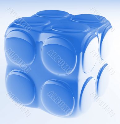 blue child`s block