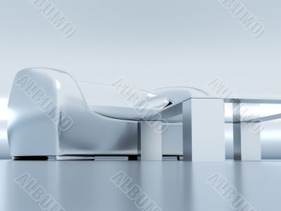 sofa and table
