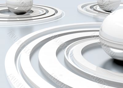 metal polished spheres