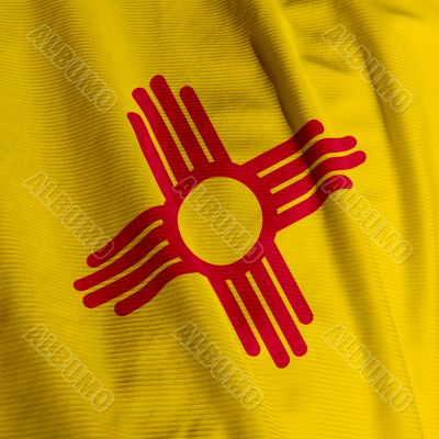 New Mexico Flag Closeup