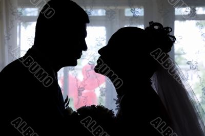 Two silhouettes
