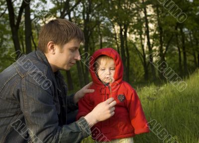 Daddy and daughter