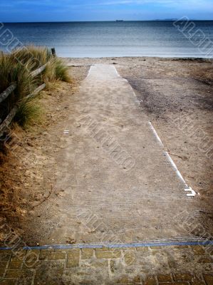 path out to sea