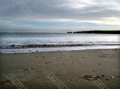 Dorset beach scene