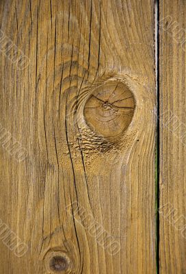 Wooden fence