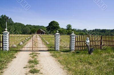 Road to farm