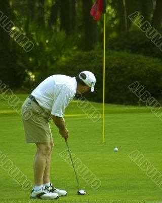 Golfing Senior