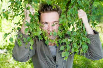 man in green