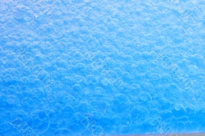 blue bubble background