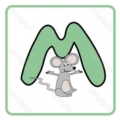 alphabet for children education (M)