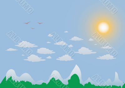 mountain  landscape