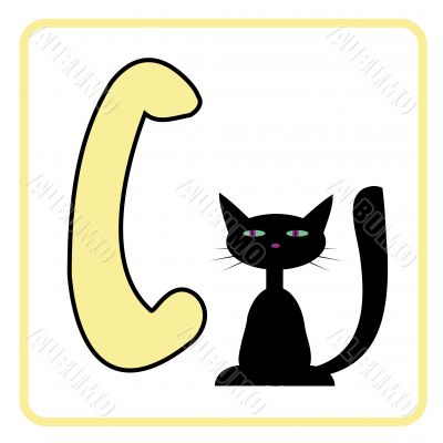 alphabet for children education (C)