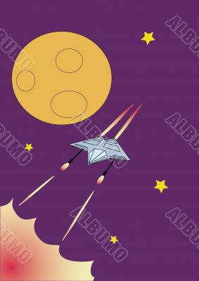 background with space