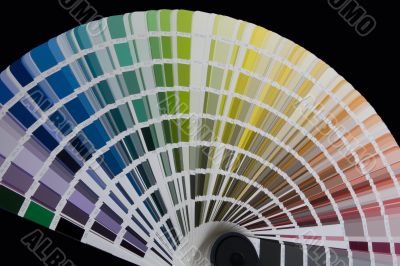 Color palette with color patterns